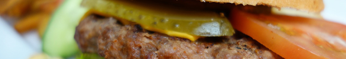 Eating American (New) Burger at Wayback Burgers restaurant in Coconut Creek, FL.